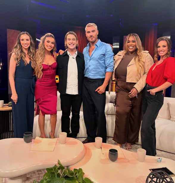 shonda daviss, chrishelle stause, tyler henry, chris appleton, nina parker, molly burnett