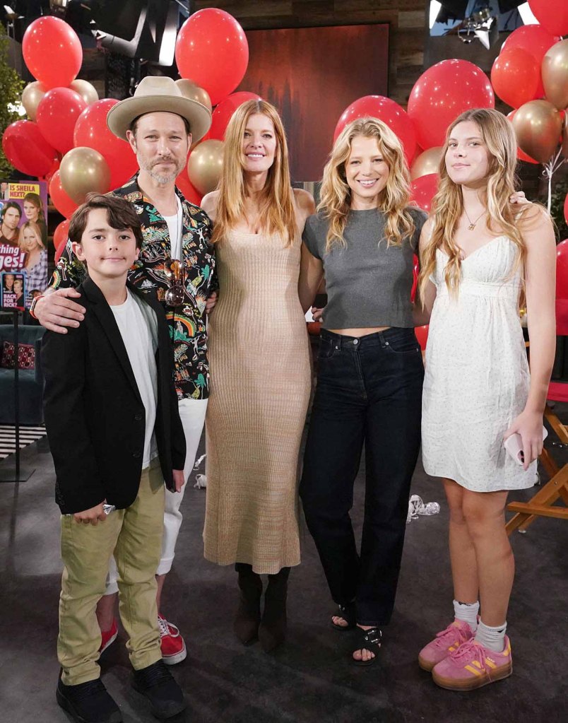 michelle stafford, daughter natalia, son Jameson, allison lanier, michael graziadei