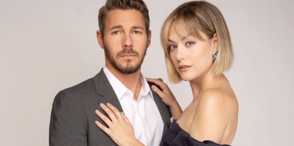 bold and beautiful liam spencer and hope logan dressed up.