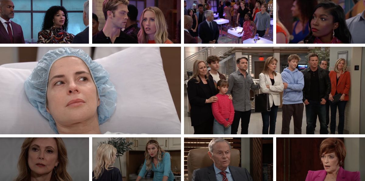 general hospital spoilers collage sam, robert, holly, diane, sasha, maxie, portia, curtis, trina, joss, dex.
