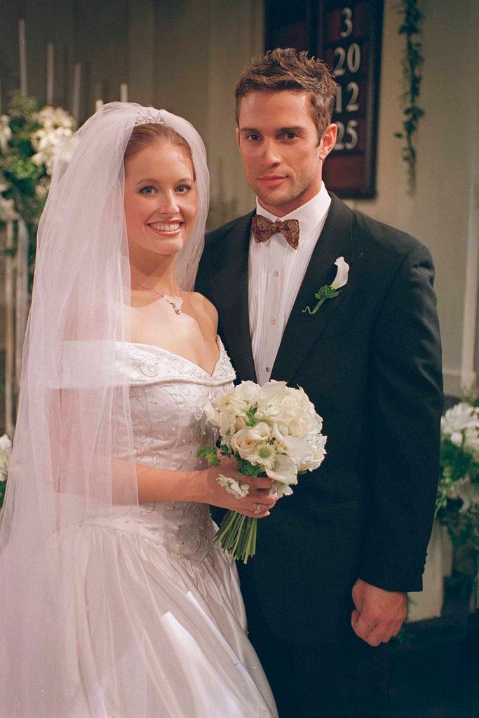 melissa archer, david fumero as natalie and cristian marry on one life to live.
