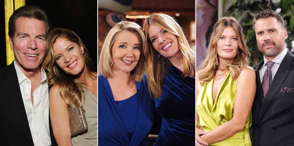 peter bergman, michelle stafford, melody thomas scott, joshua morrow
