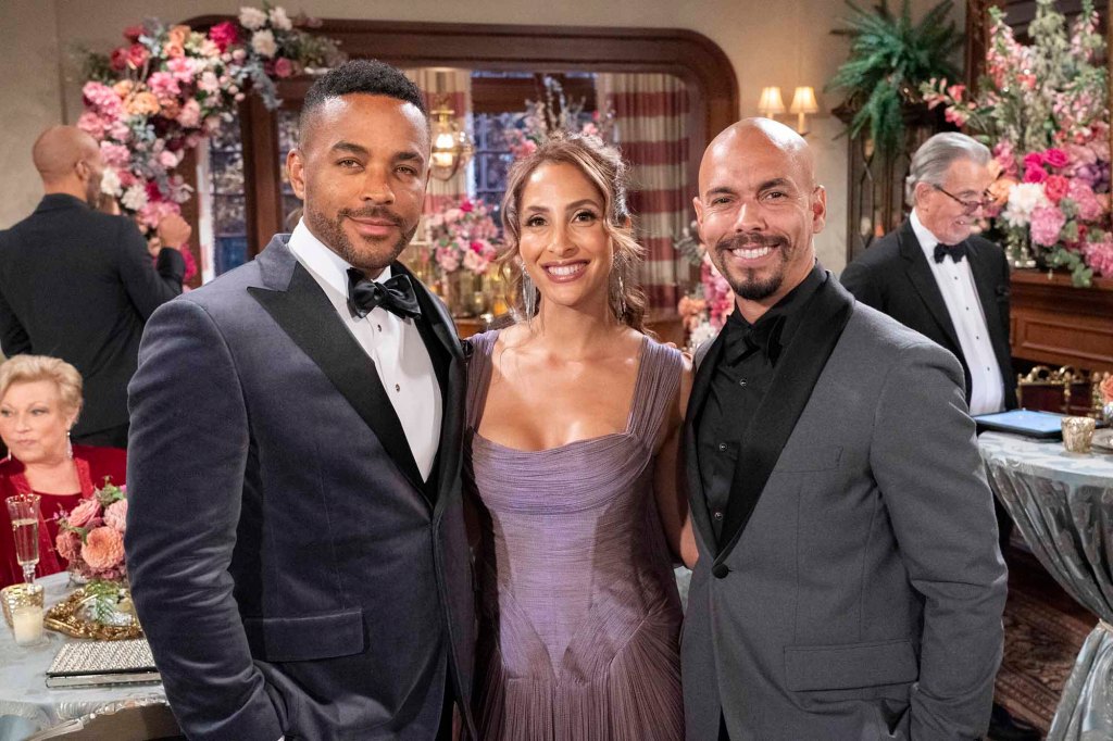 sean dominic, christel khalil, bryton james, the young and the restless