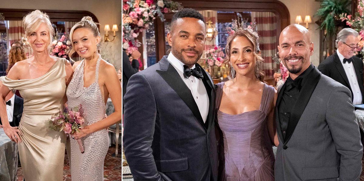 eileen davidson, melissa ordway, sean dominic, christel khalil, bryton james