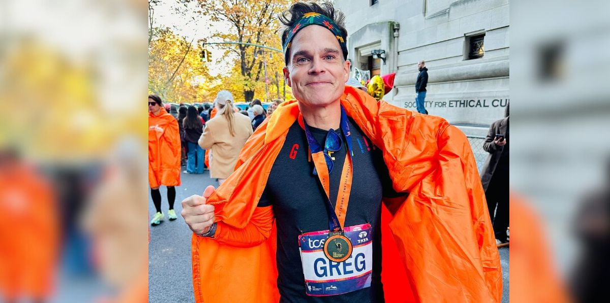 greg rikaart at the new york marathon.