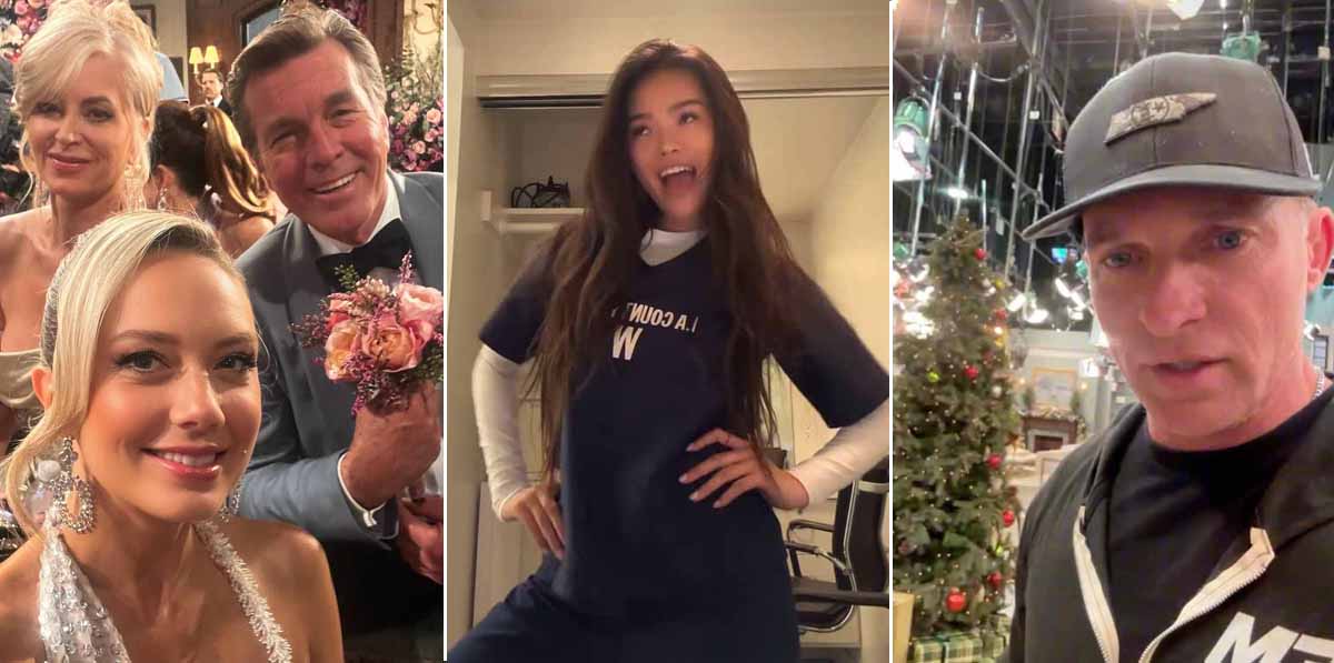 melissa ordway, eileen davidson, peter bergman, lisa yamada, steve burton