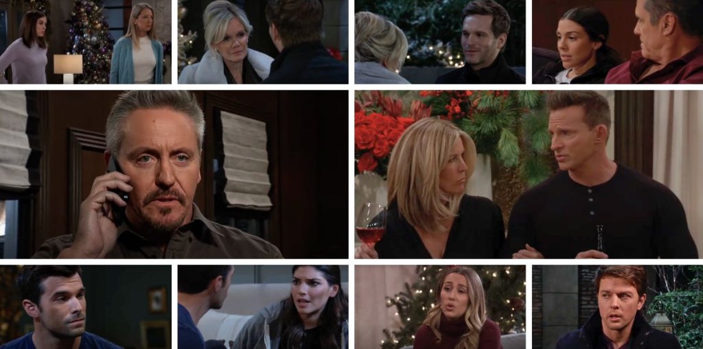 general hospital spoilers collage jack, carly, jason, blq, chase, joss, michael, willow, nina, ava, lucas.