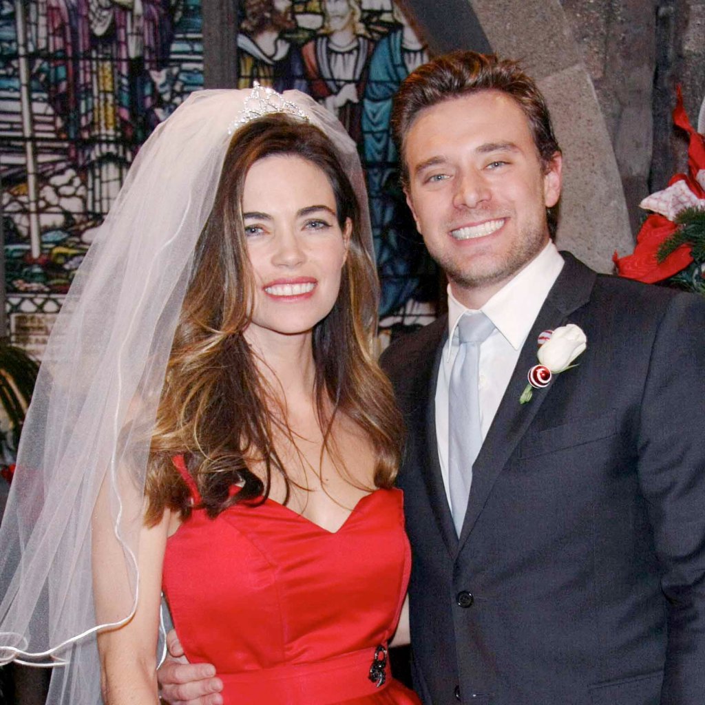 amelia heinle, billy miller, the young and the restless