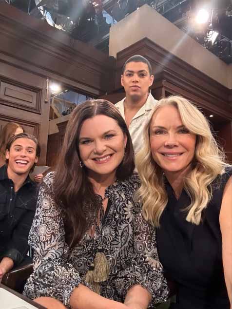 crew morrow, delon de metz, katherine kelly lang, heather tom