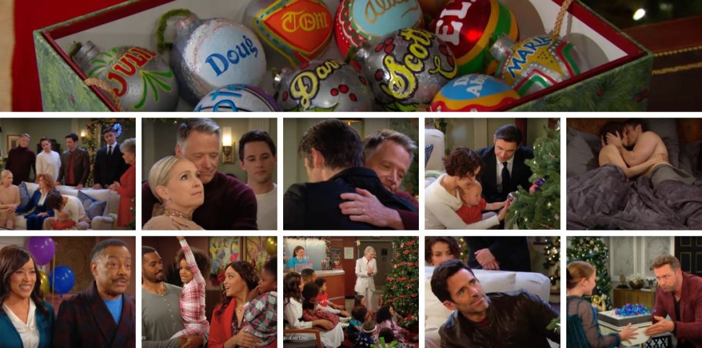 days of our lives spoilers collage xander, sarah, julie, jj, jack, jennifer, shawn, kayla, lani, eli.