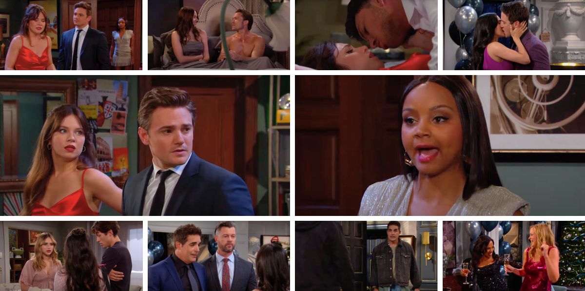 days of our lives spoilers promo collage johnny, joy, chanel, holly, tate, sophia, jj, gabi, rafe, ej, belle, jada.