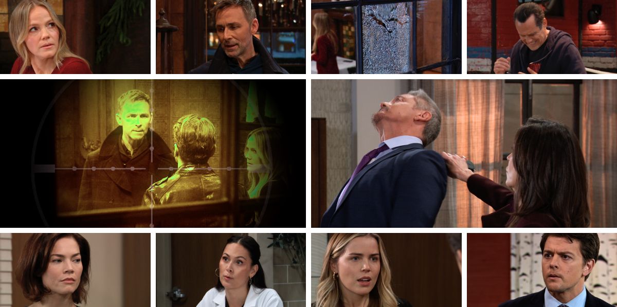 general hospital spoilers promo collage lulu, valentin, anna, jack, sonny, michael, sasha, liz, terry.