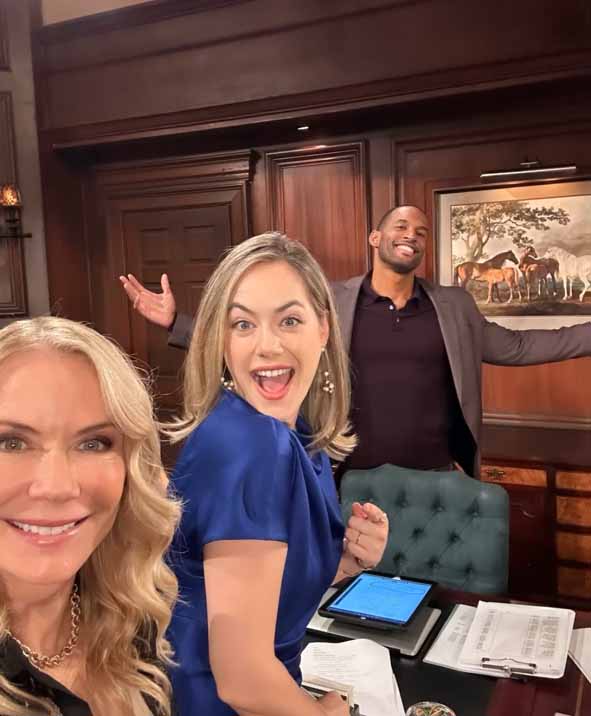 katherine kelly lang, annika noelle, lawrence saint-victor