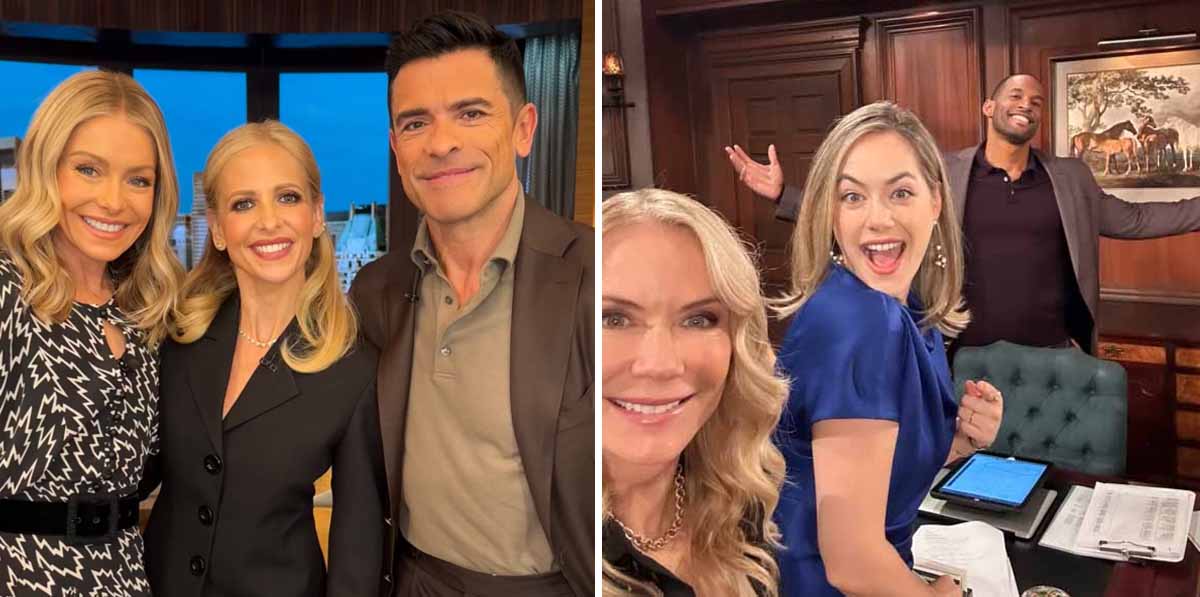 kelly ripa, sarah michelle gellar, katherine kelly lang, annika noelle, lawrence saint-victor