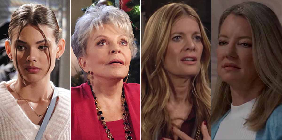 laneya grace, susan seaforth hayes, michelle stafford, cynthia watros