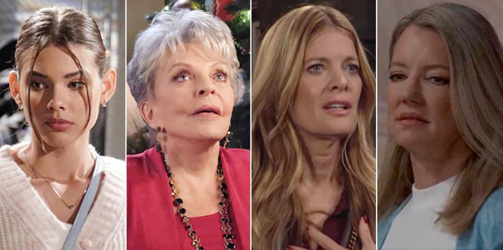 laneya grace, susan seaforth hayes, michelle stafford, cynthia watros