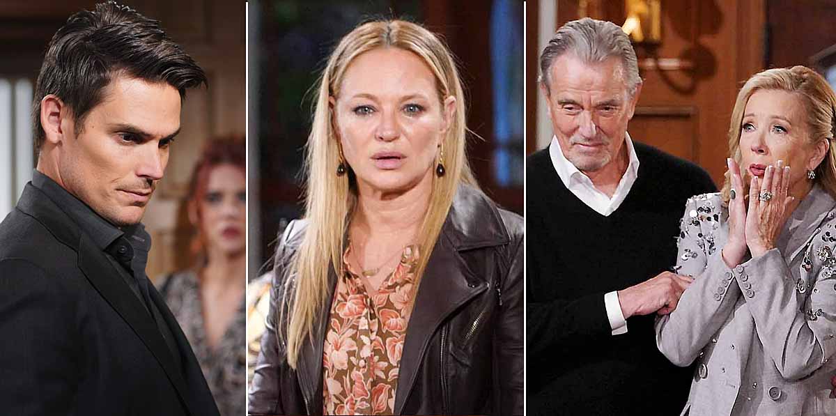 mark grossman, courtney hope, sharon case, melody thomas scott, eric braeden