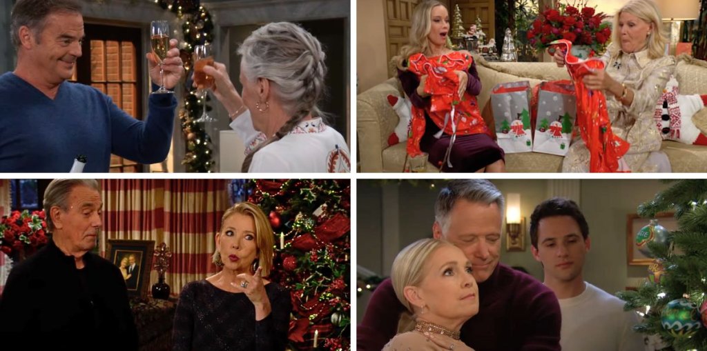 soap operas airing on christmas, days of our lives, young and restless, general hospital, bold and beautiful.