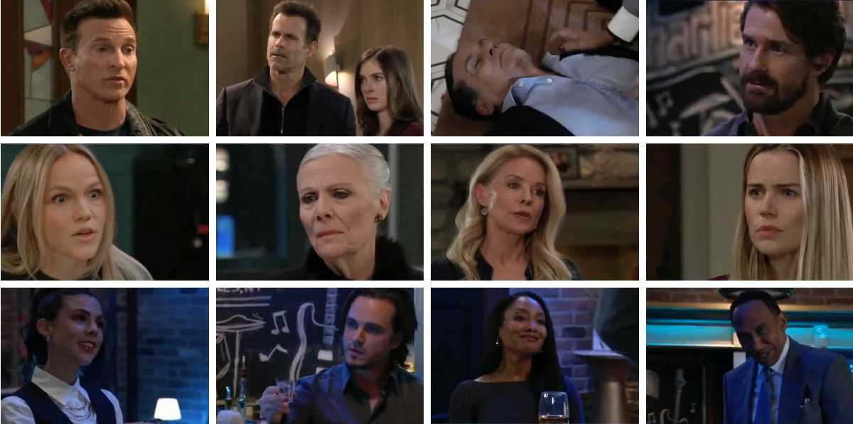 general hospital spoilers collage tracy, lulu, felicia, sasha, jason, drew, willow, sonny, jordan, brick.