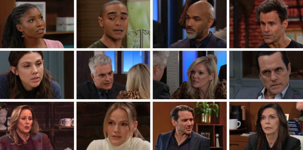general hospital spoilers laura, lulu, drew, curtis, trina, kai, sonny, kristina, anna, dante, rick, ava.