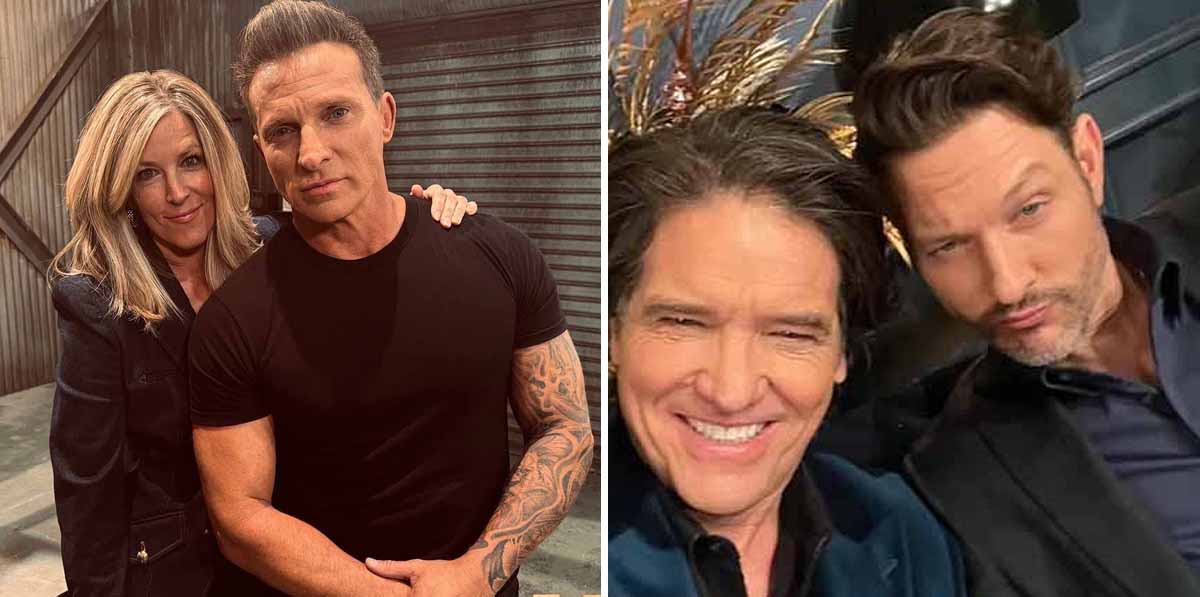 laura wright, steve burton, michael damian, michael graziadei