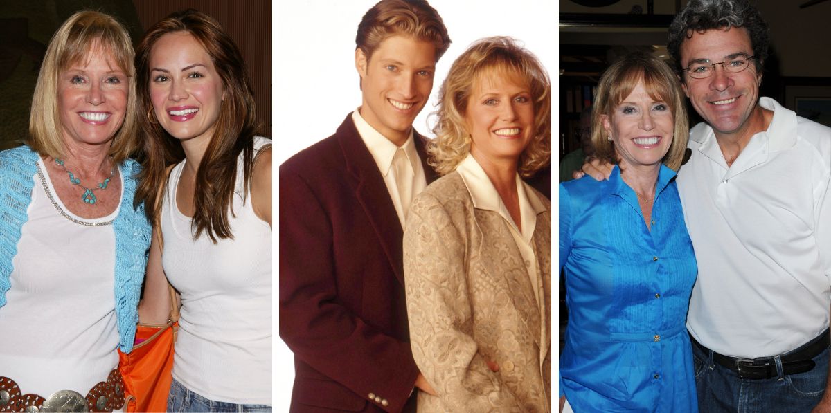 leslie charleson with gh co-stars natalia livingston, sean kanan, john j. york.