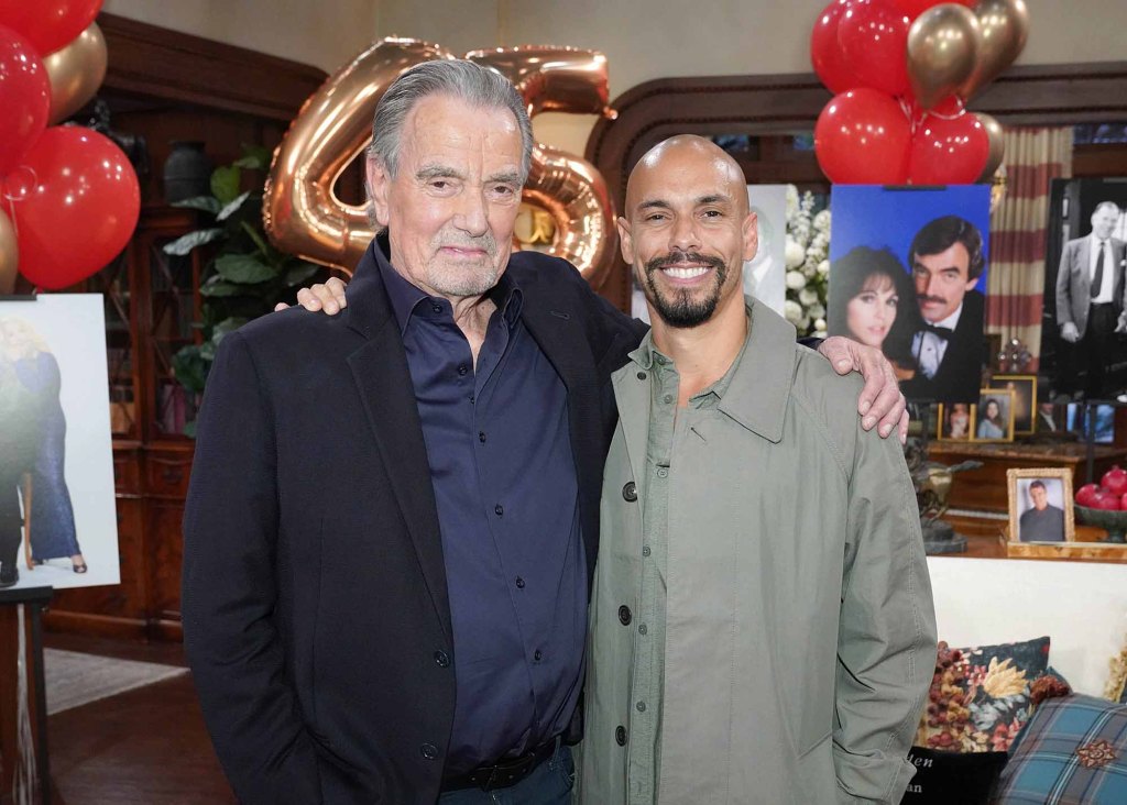 eric braeden, bryton james, the young and the restless