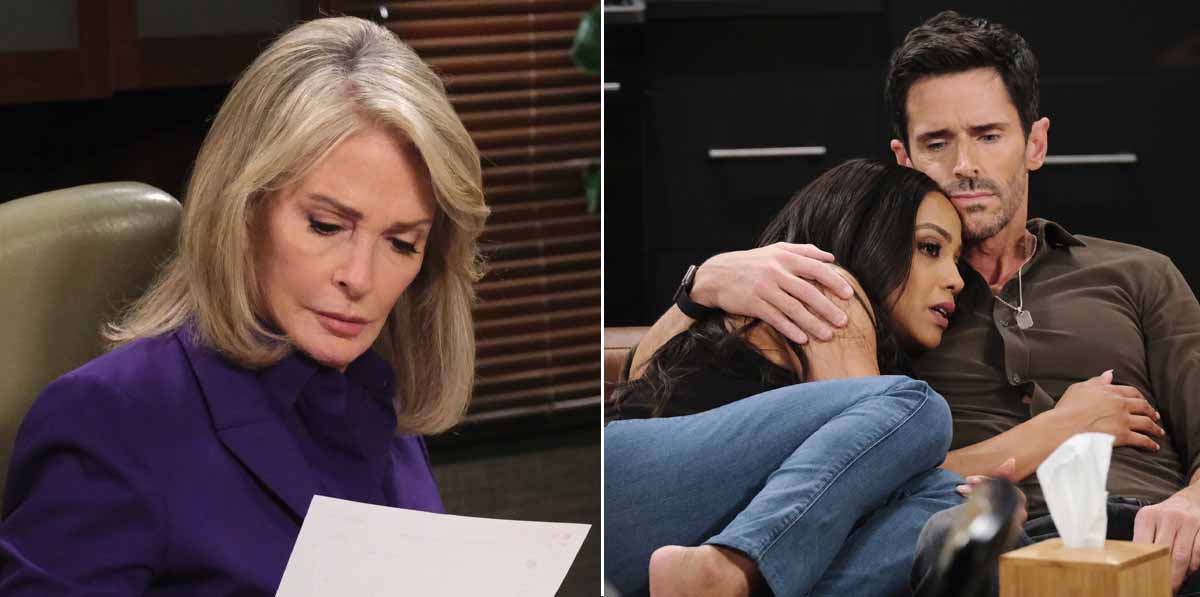 deidre hall, elia cantu, brandon beemer, days of our lives