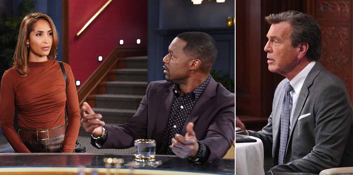 christel khalil, jermaine rivers, peter bergman