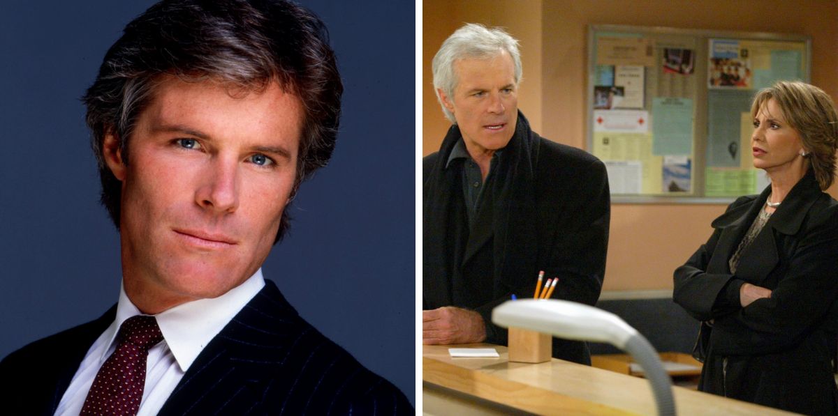 james houghton head shot next to young and restless with jess walton.