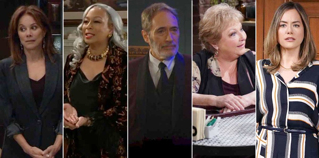 nancy lee grahn, tamara tunie, george delhoyo, beth maitland, annika noelle