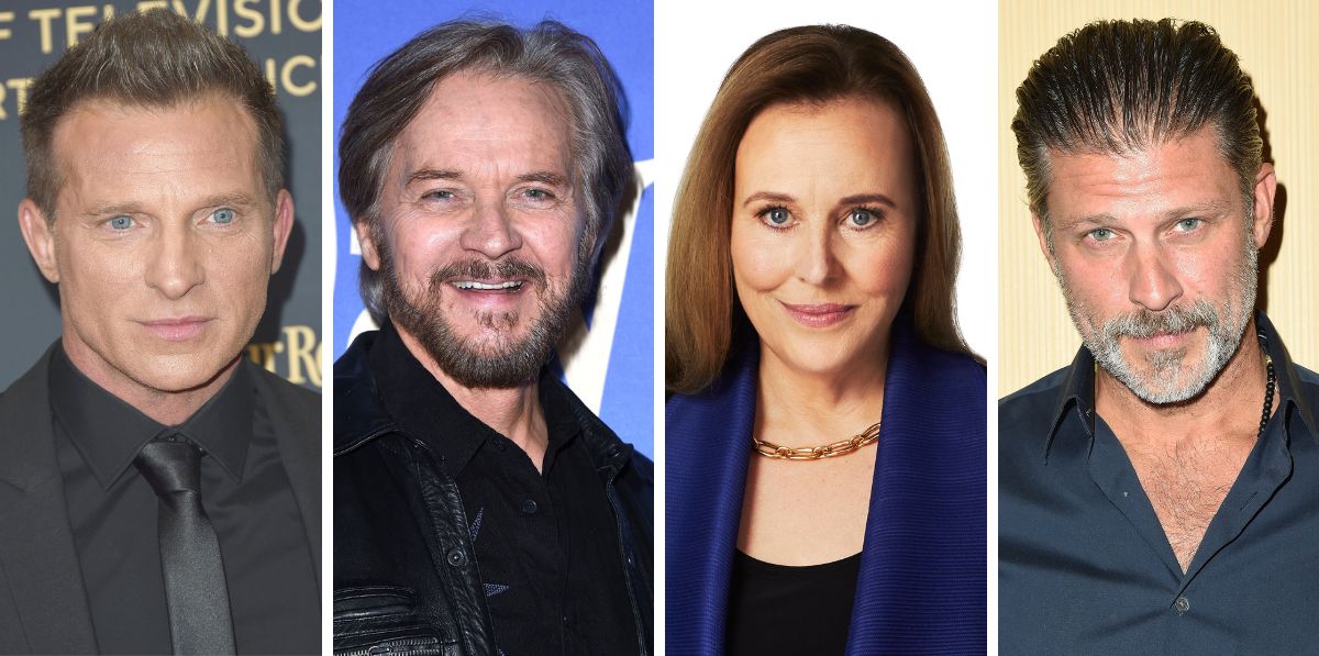 soap stars steve burton, stephen nichols, genie francis, greg vaughan.