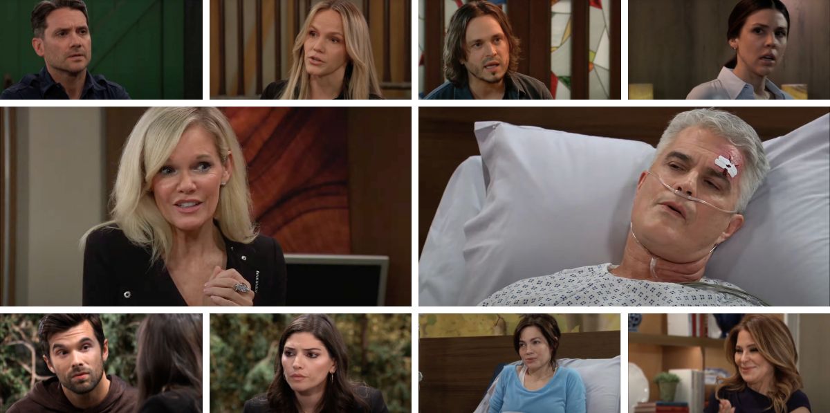 general hospital spoilers collage ava, ric, kristina, lucky, liz, olivia, lulu, dante, blq, chase.