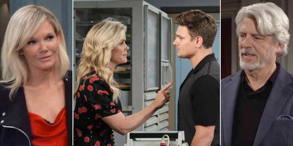 maura west, alison sweeney, carson boatman, christopher cousins