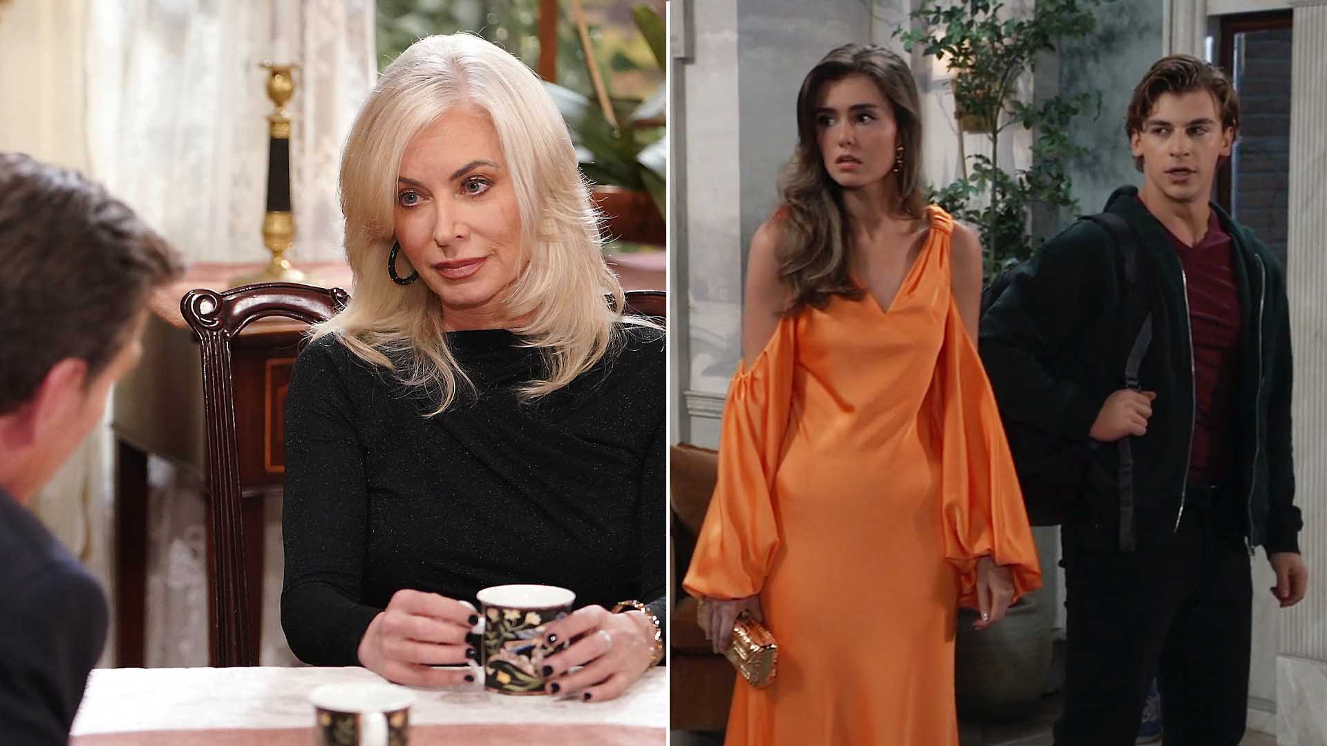 peter bergman, eileen davidson, braedyn bruner, giovanni mazza hp