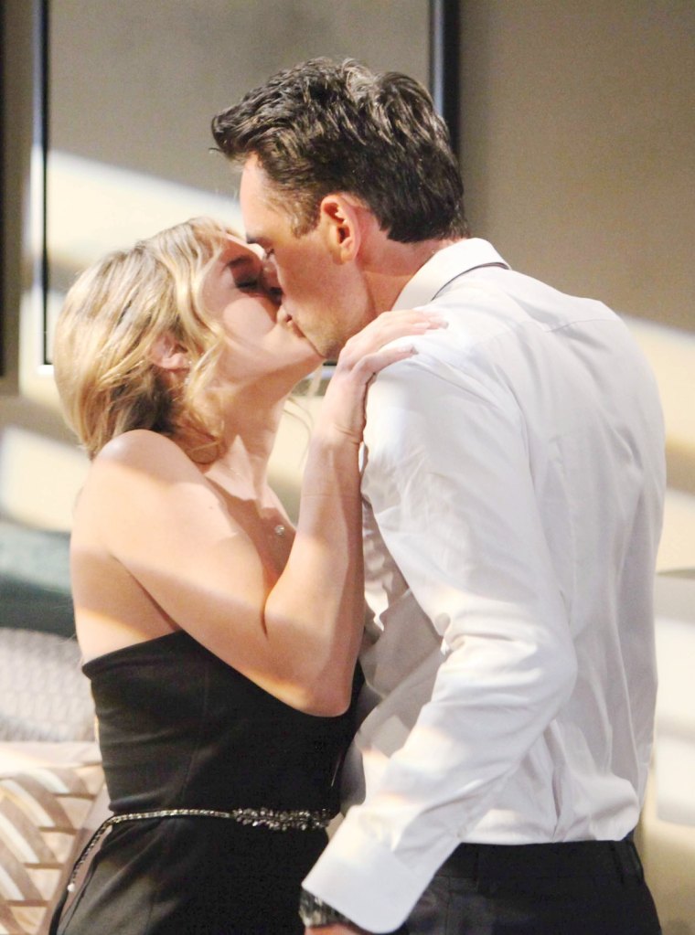 Y&R Summer Billy kiss
