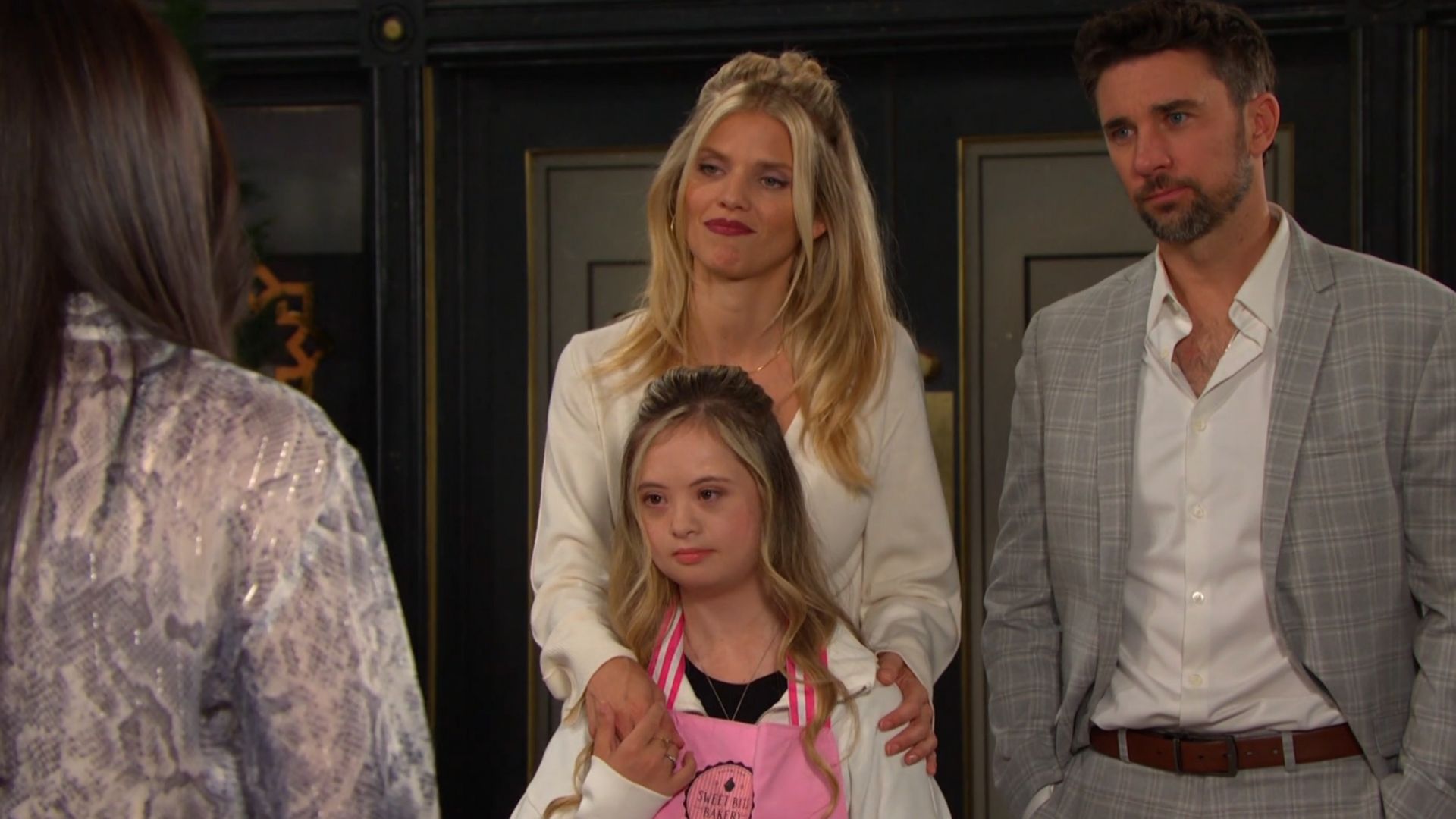 annalynne mccord, kennedy garcia, billy flynn as cat, felicity, chad on days of our lives.