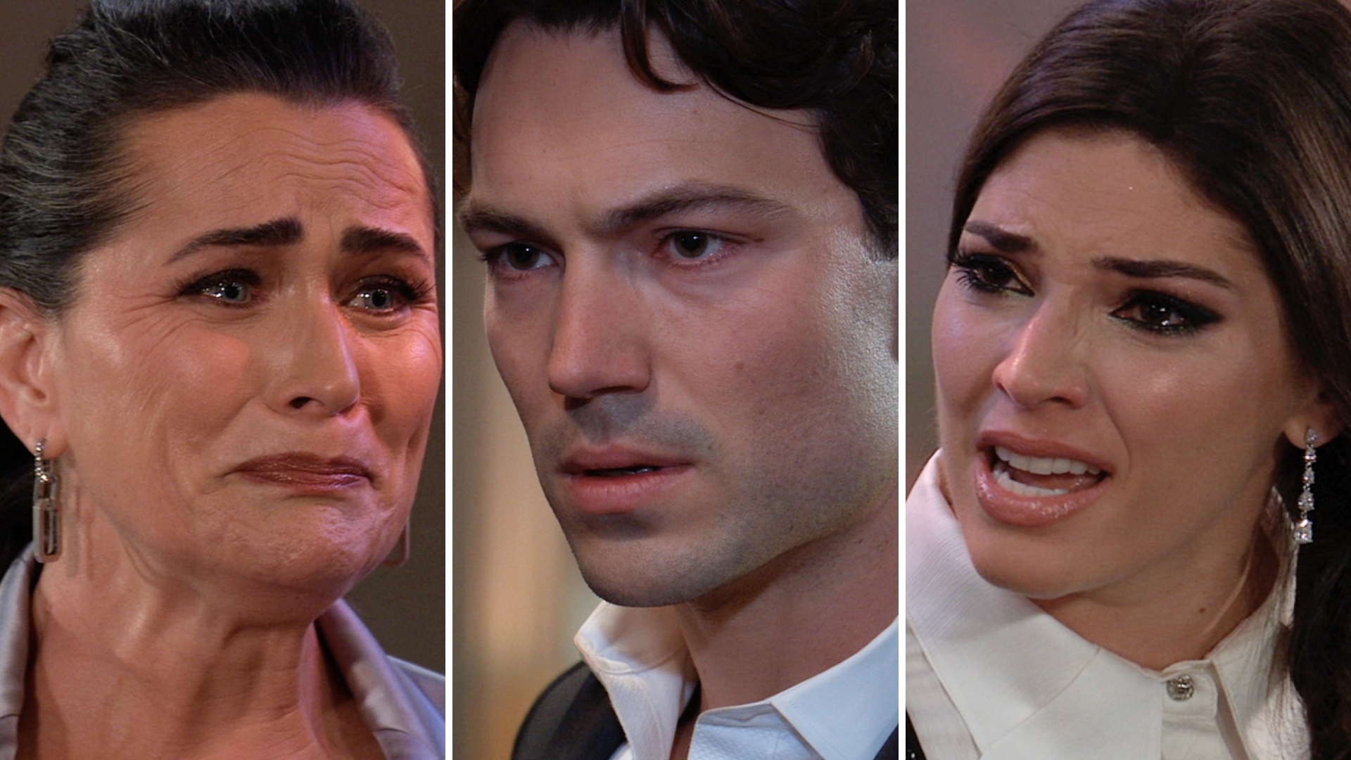 general hospital spoilers promo lois near tears, angry michael, brook lynn near tears.