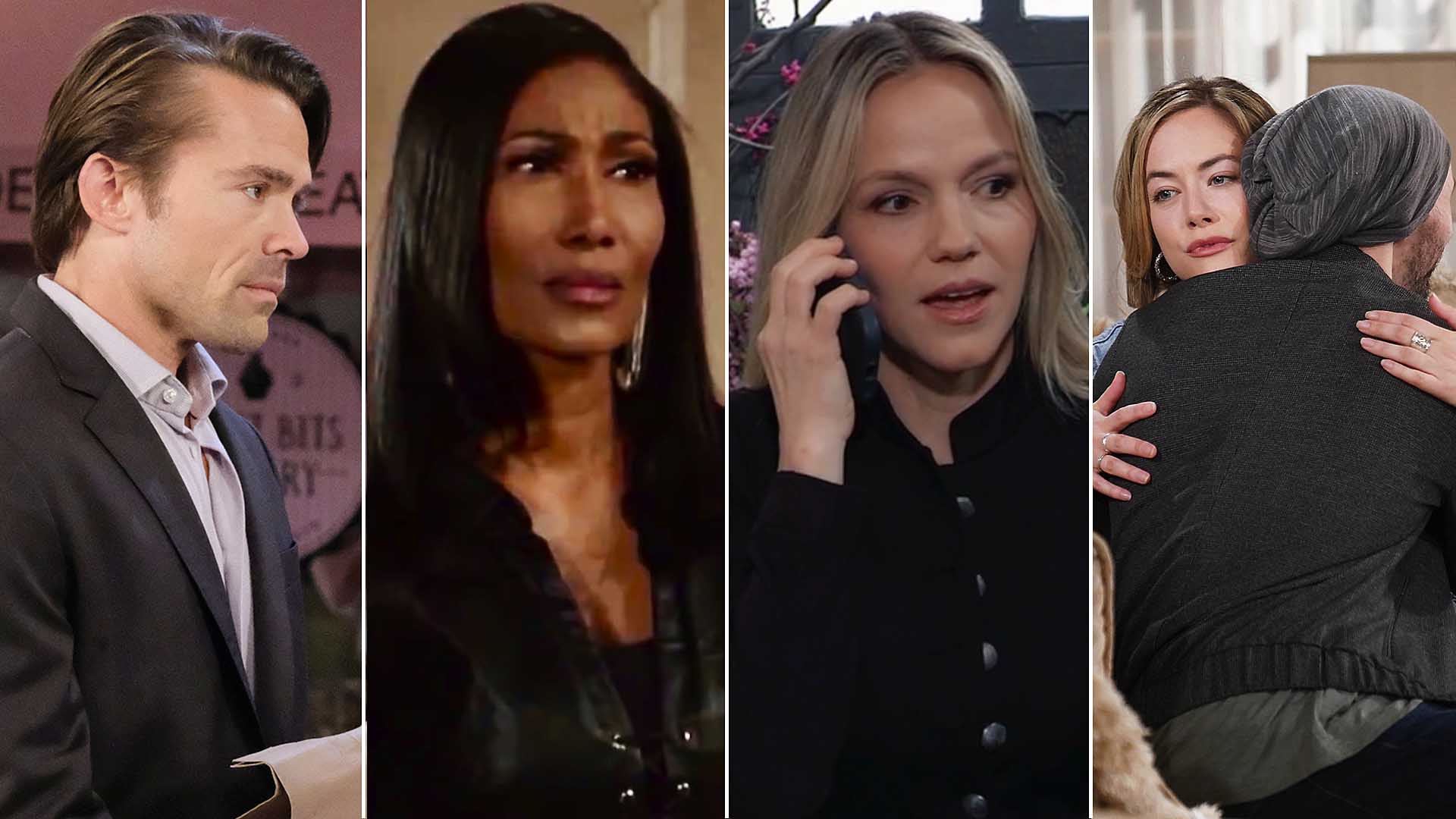 john-paul lavoisier, trisha mann-grant, alexa havins, scott clifton, annika noelle