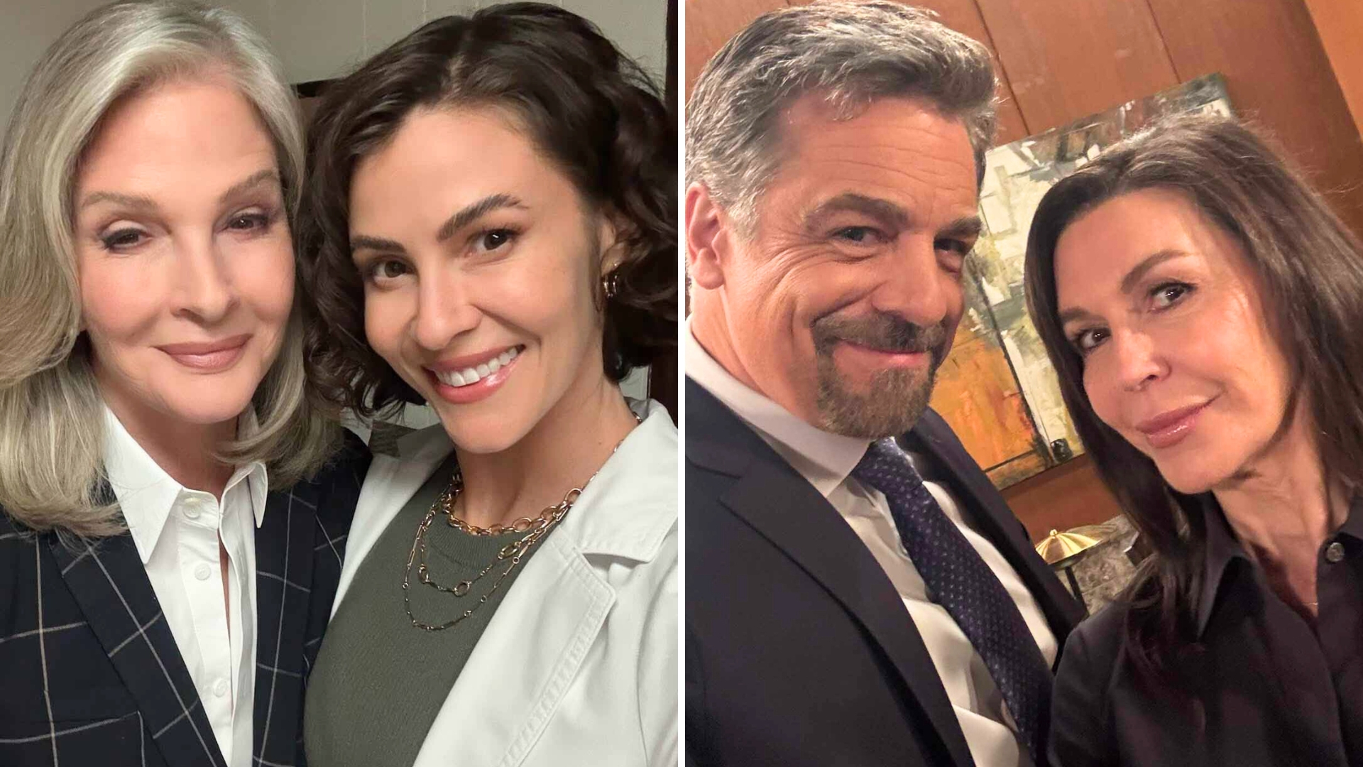 soaps deidre hall, linsey godfrey, chris mckenna and finola hughes.