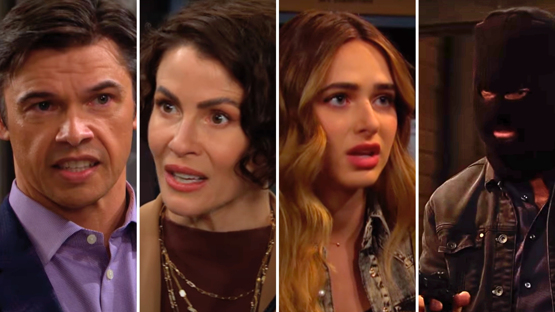 days of our lives spoilers promo video xander, sarah, holly, gunman.