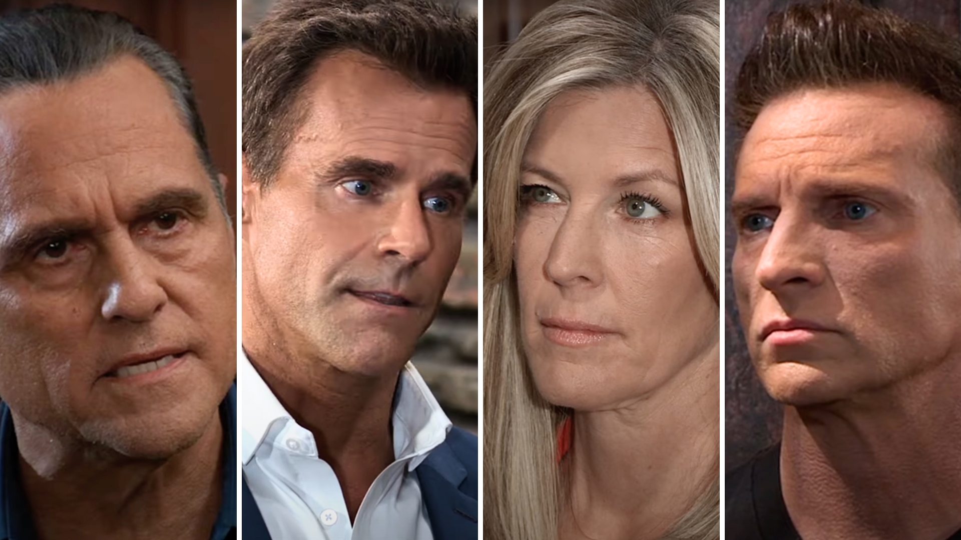 general hospital spoilers shots of sonny, drew, carly and jason.