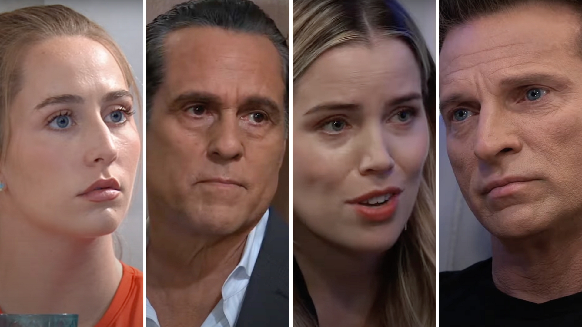 general hospital spoilers shots of joss, sonny, sasha, jason.