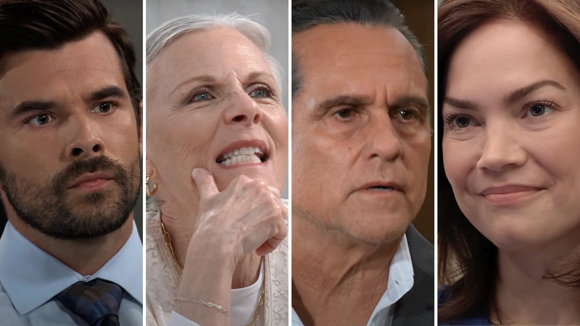 general hospital spoilers shots of chase, tracy, sonny and elizabeth.