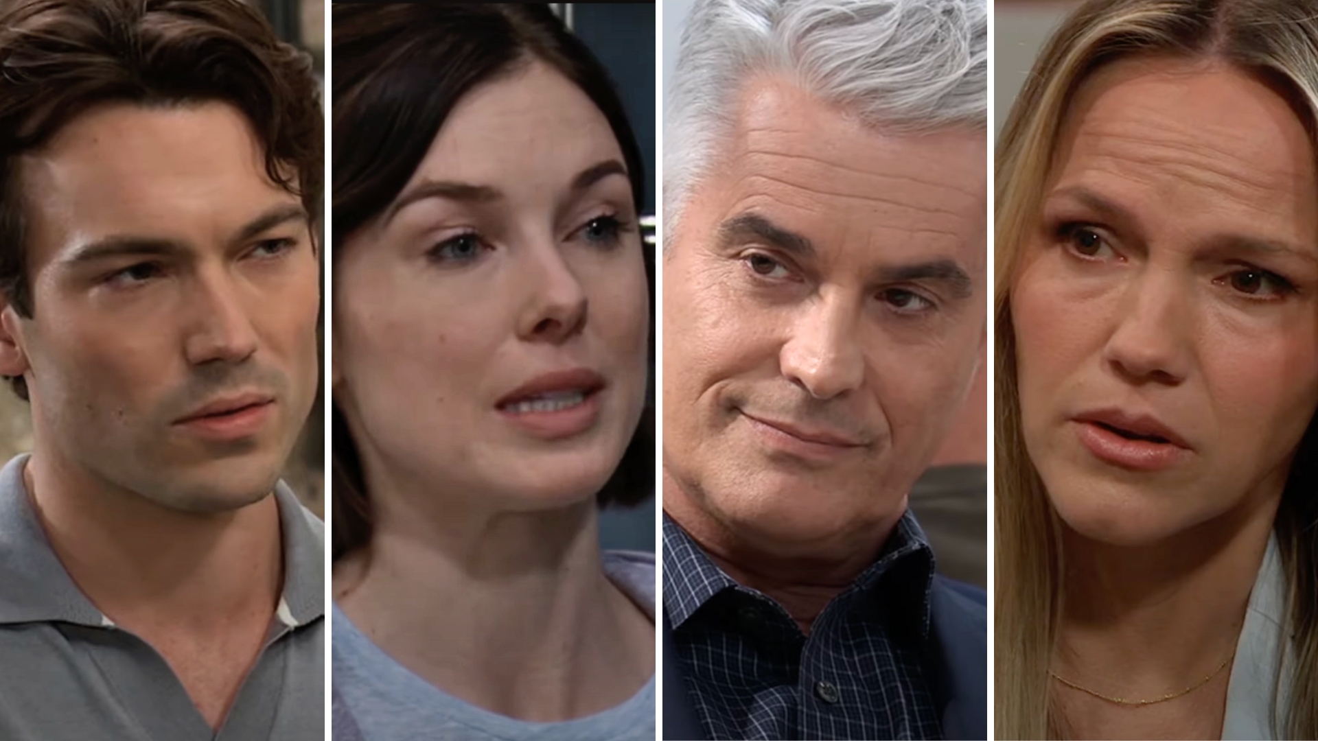 general hospital spoilers shots of michael, willow, ric, and lulu.