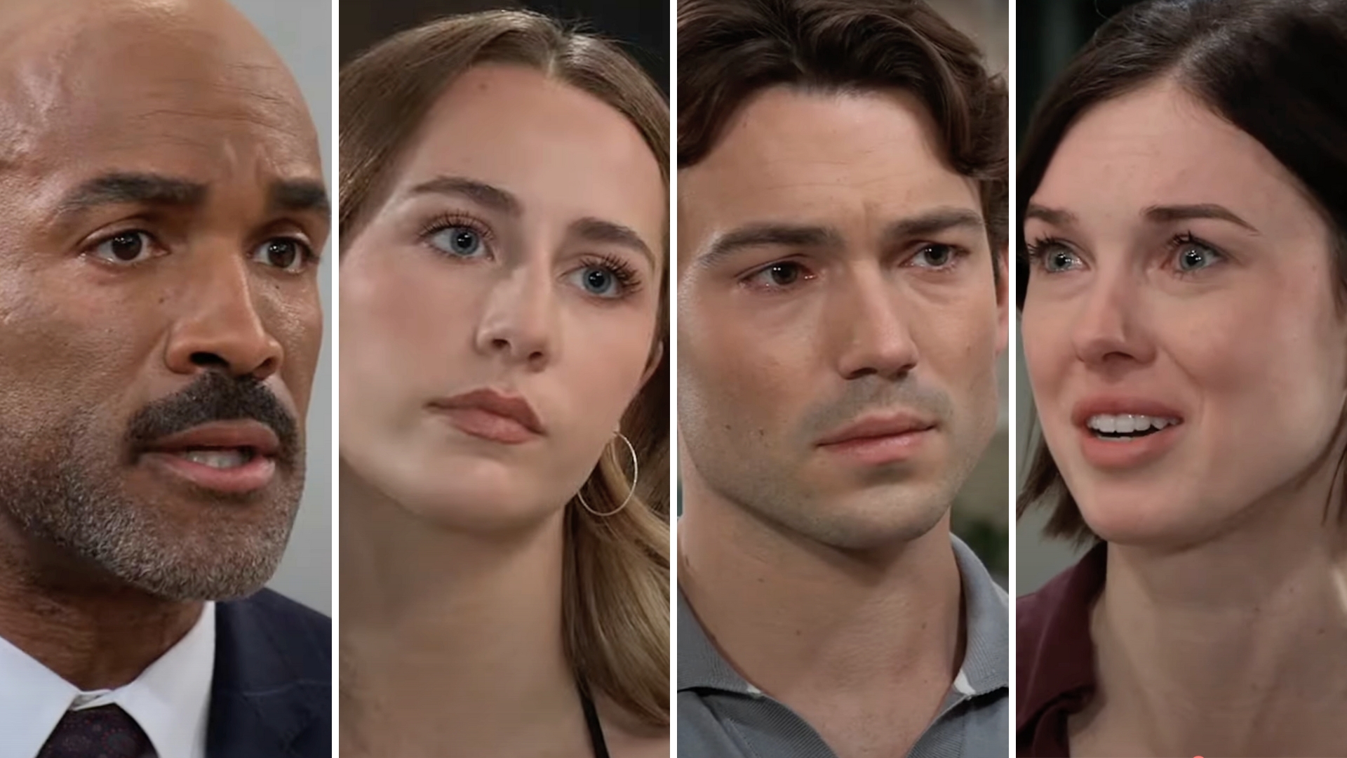 general hospital spoilers shots of curtis, joss, michael and willow.