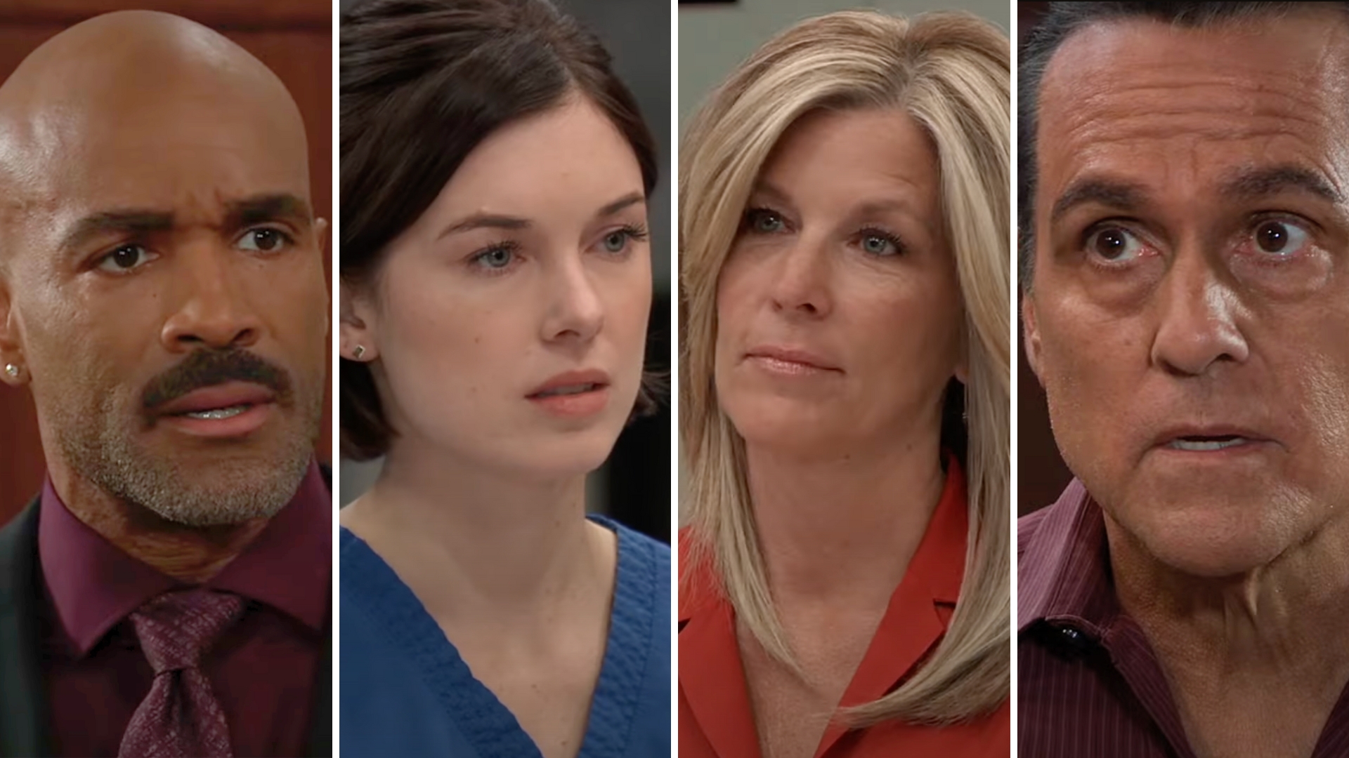 general hospital spoilers shots of curtis, willow, , carly, sonny.