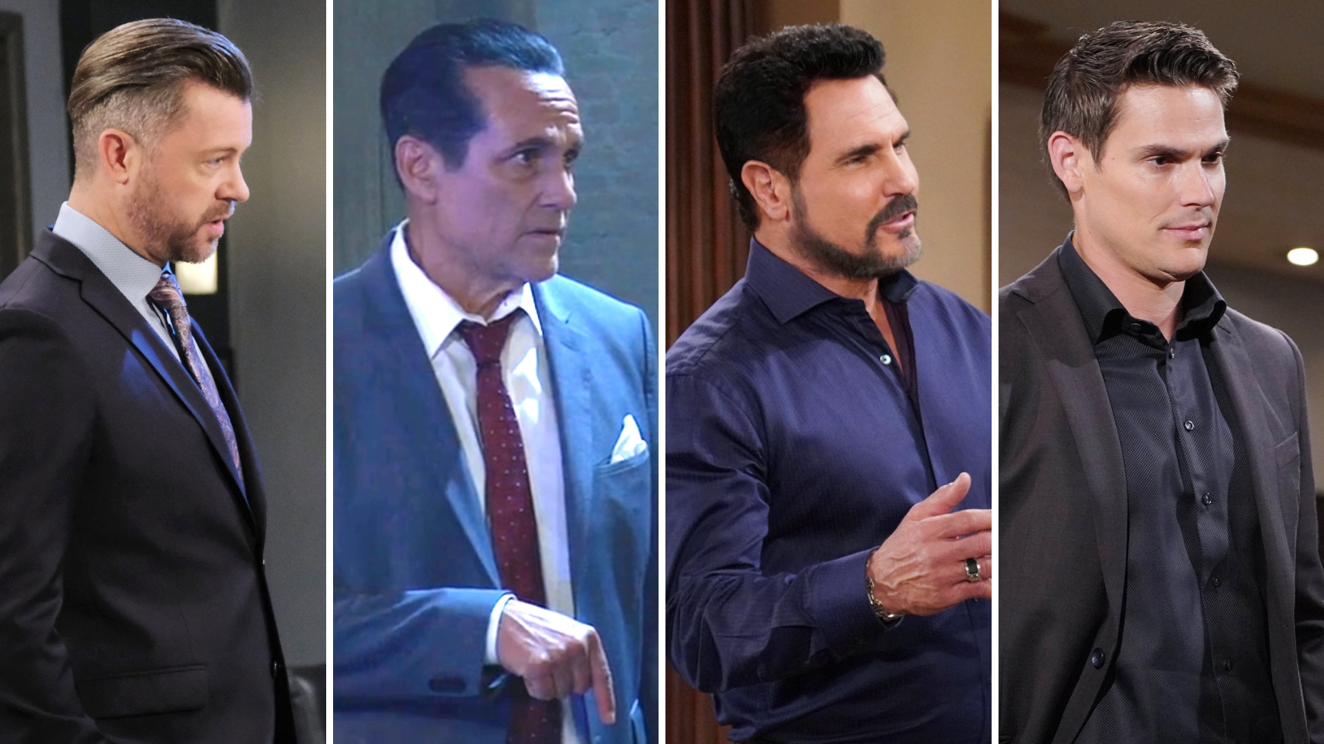 soaps ej from days, sonny from gh, bill from b&b, and adam from y&r.