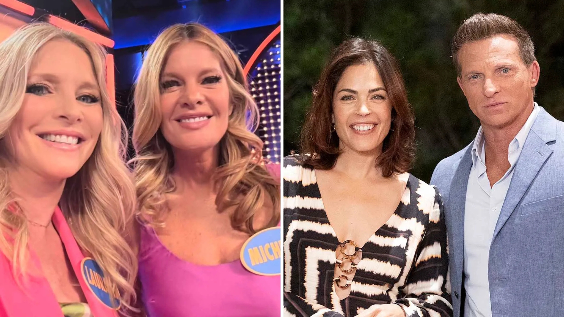 soaps lauralee bell and michelle stafford next to kelly thiebaud and steve burton.