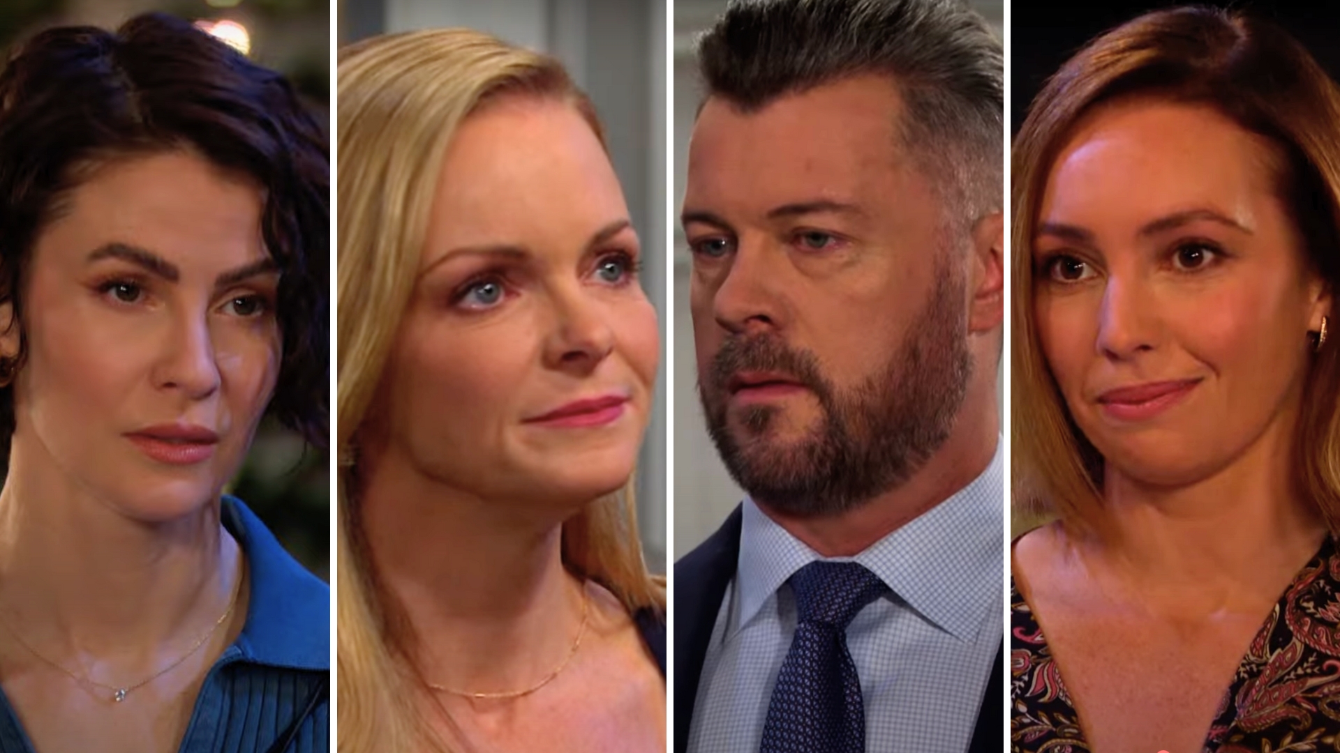 days of our lives spoilers promo shots of sarah, belle, ej and gwen.